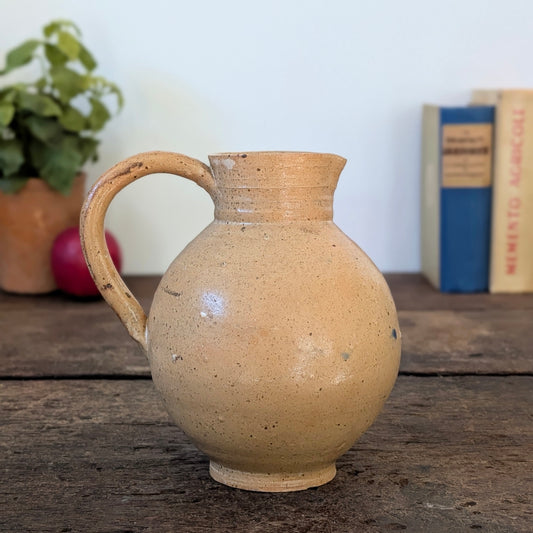 Rounded French Stoneware Jug