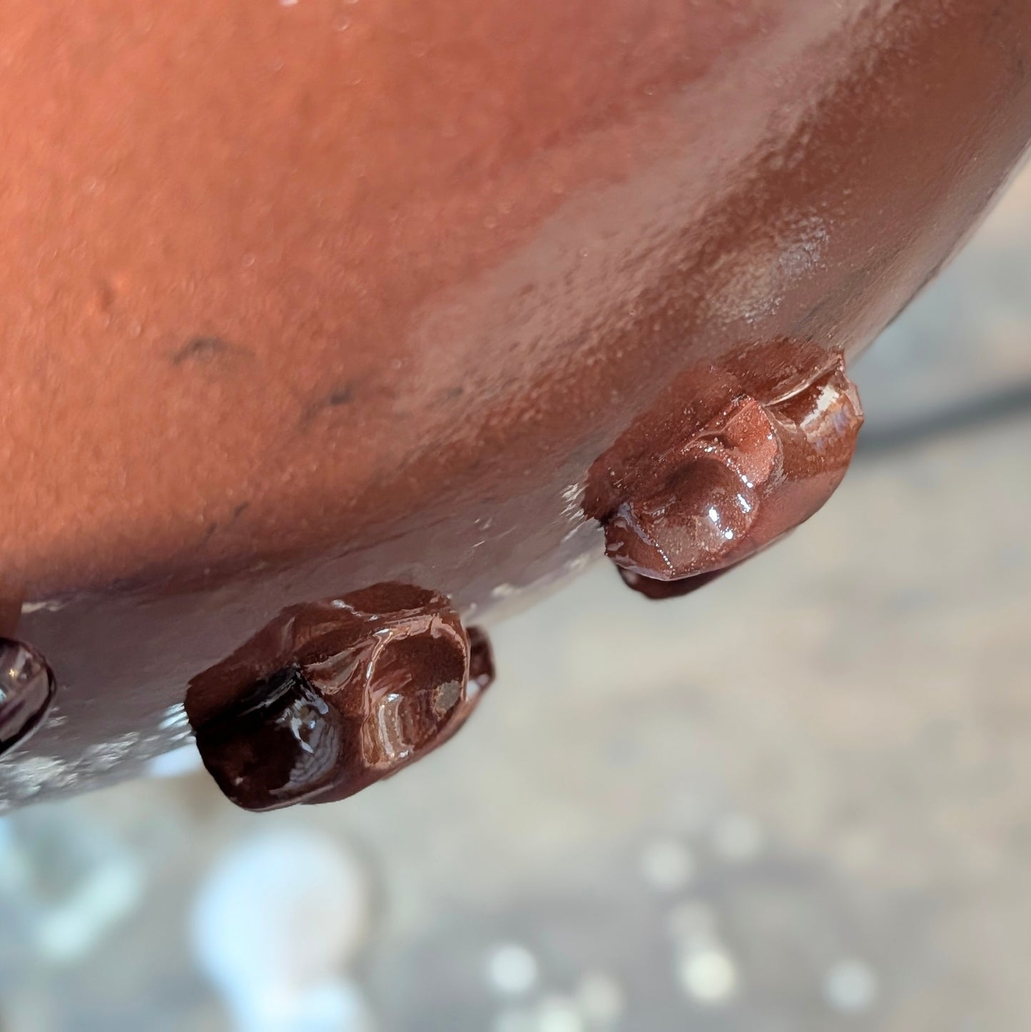 Large Abstract Studio Pottery Art Dish