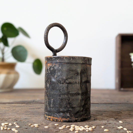 Indian Metal Rice Pot