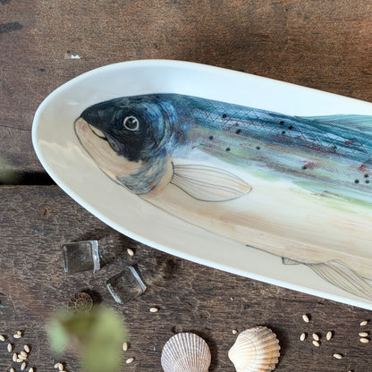 Highland Stoneware Extra Large Salmon Dish Platter