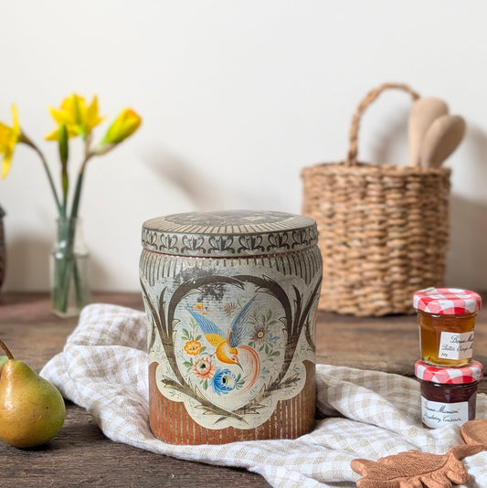 Vintage Floral Tea Tin