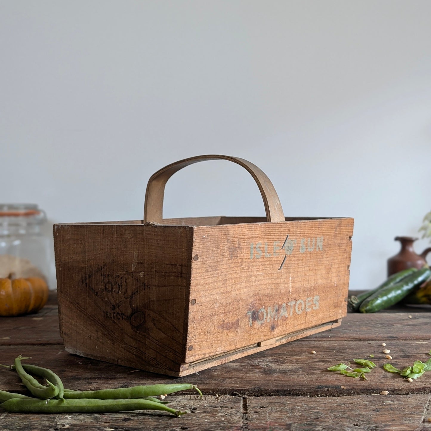 Isle of Sun Tomatoes Guernsey Wooden Trug