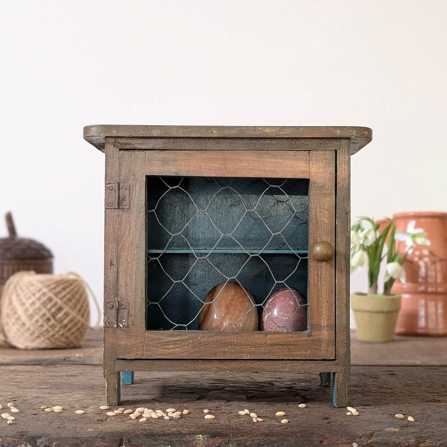 Wooden Country Style Egg Box Holder