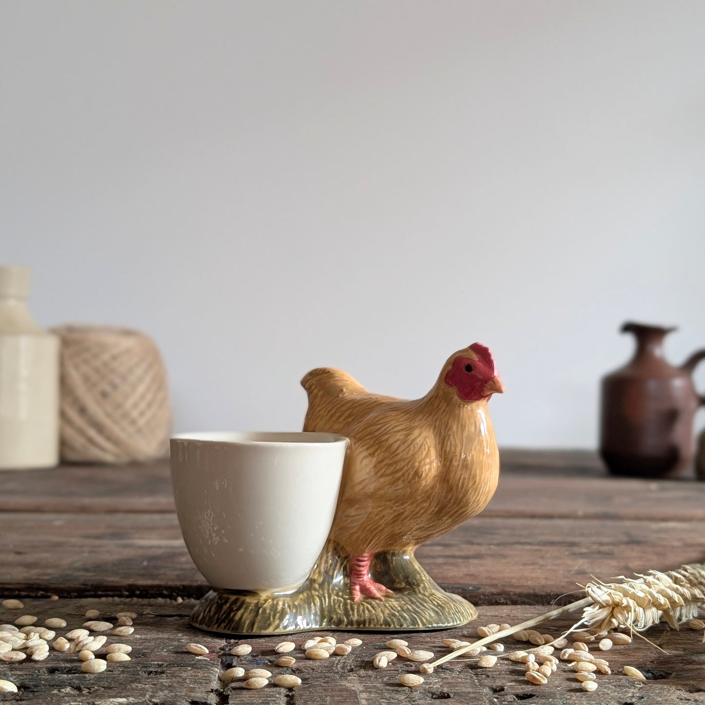 Quail Ceramics Hen Egg Cup - Mustard