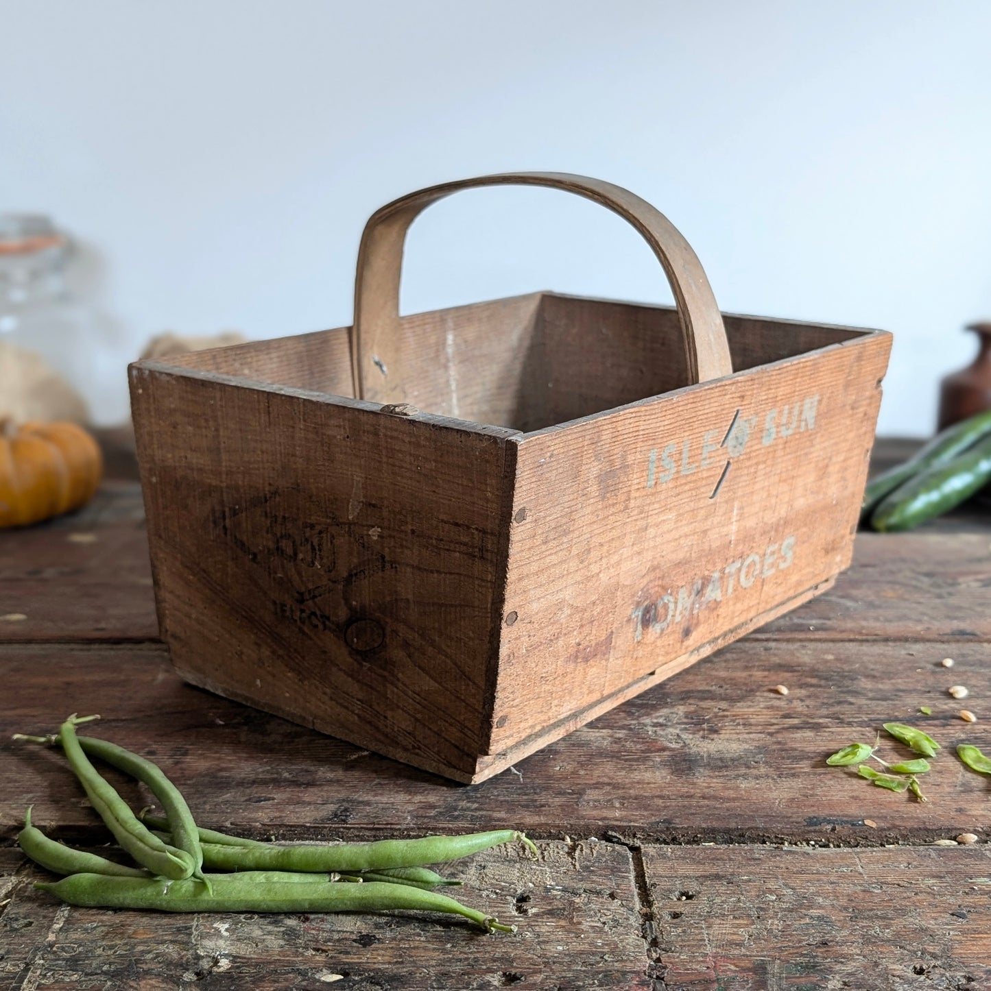 Isle of Sun Tomatoes Guernsey Wooden Trug