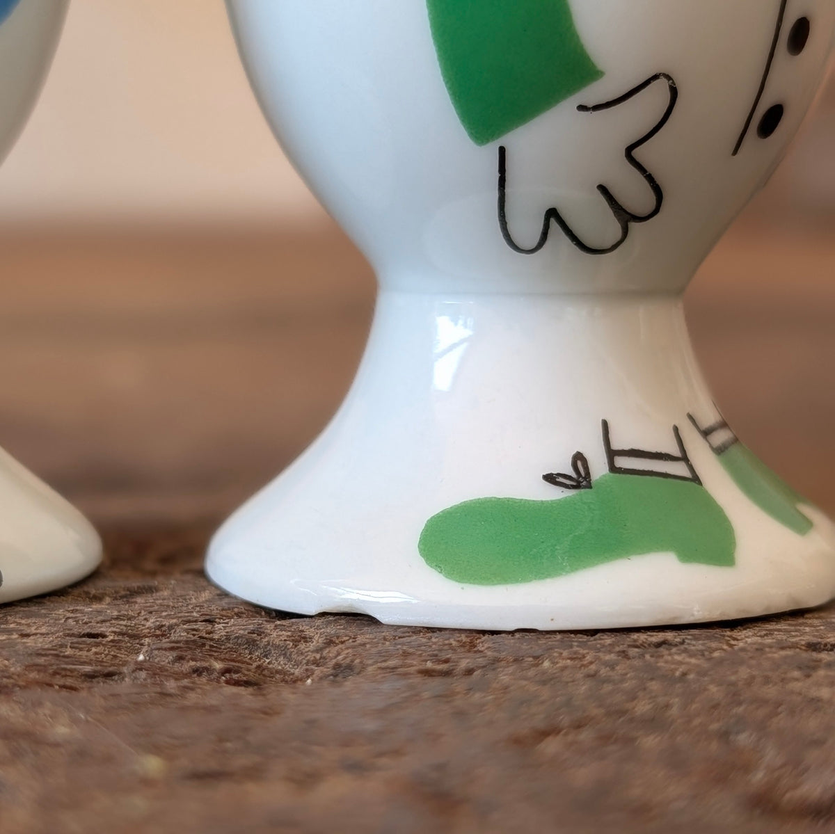 Pair of Vintage Novelty Egg Cups, Japan