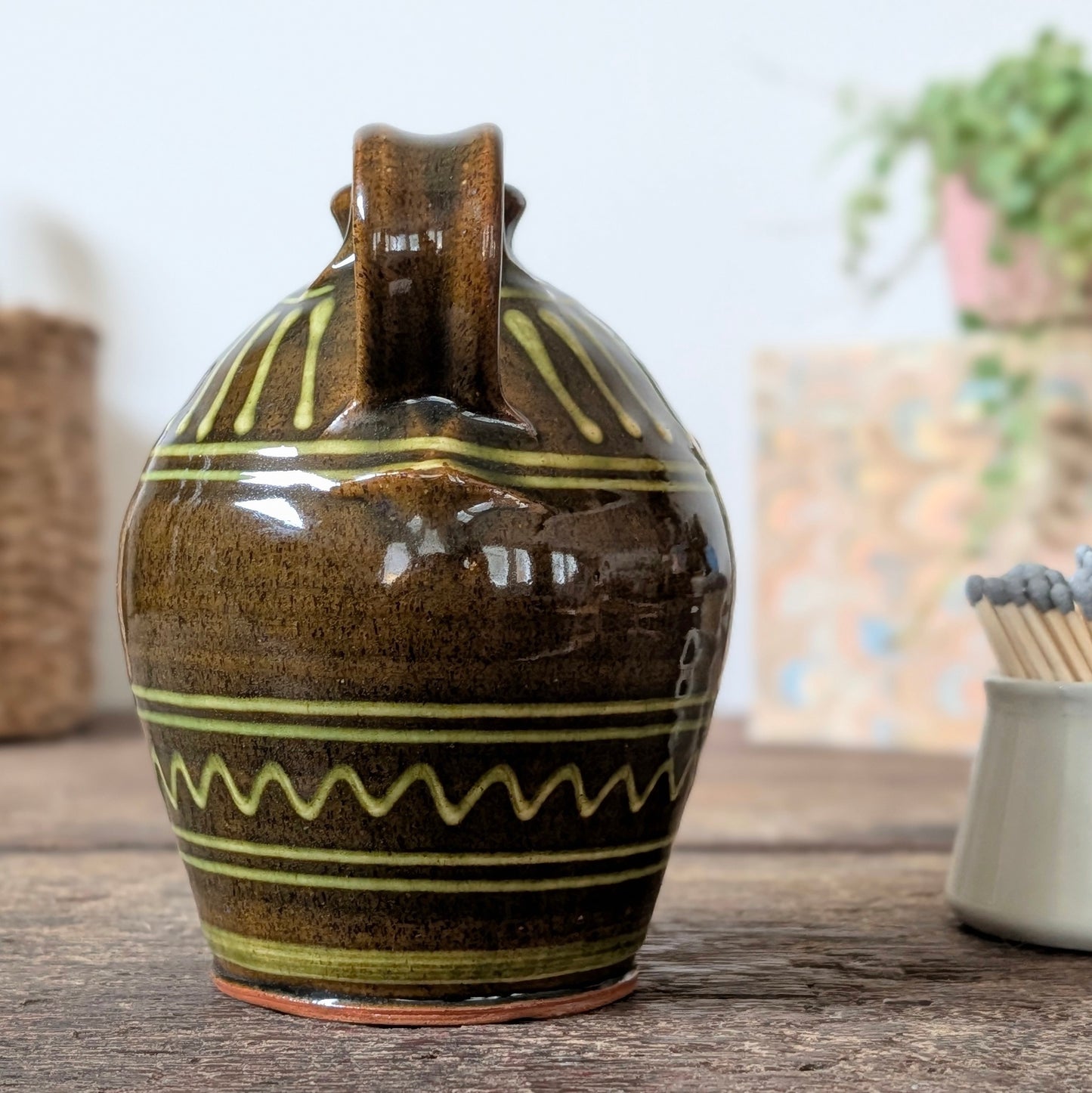 Studio Pottery Open Candleholder