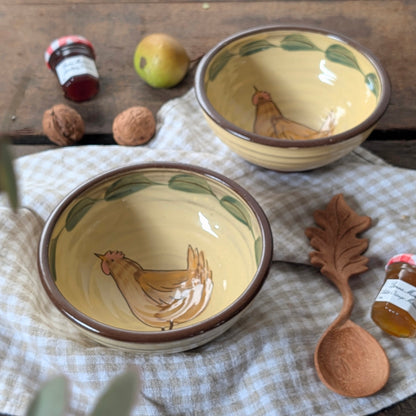 Pair of Farmhouse Chicken Bowls