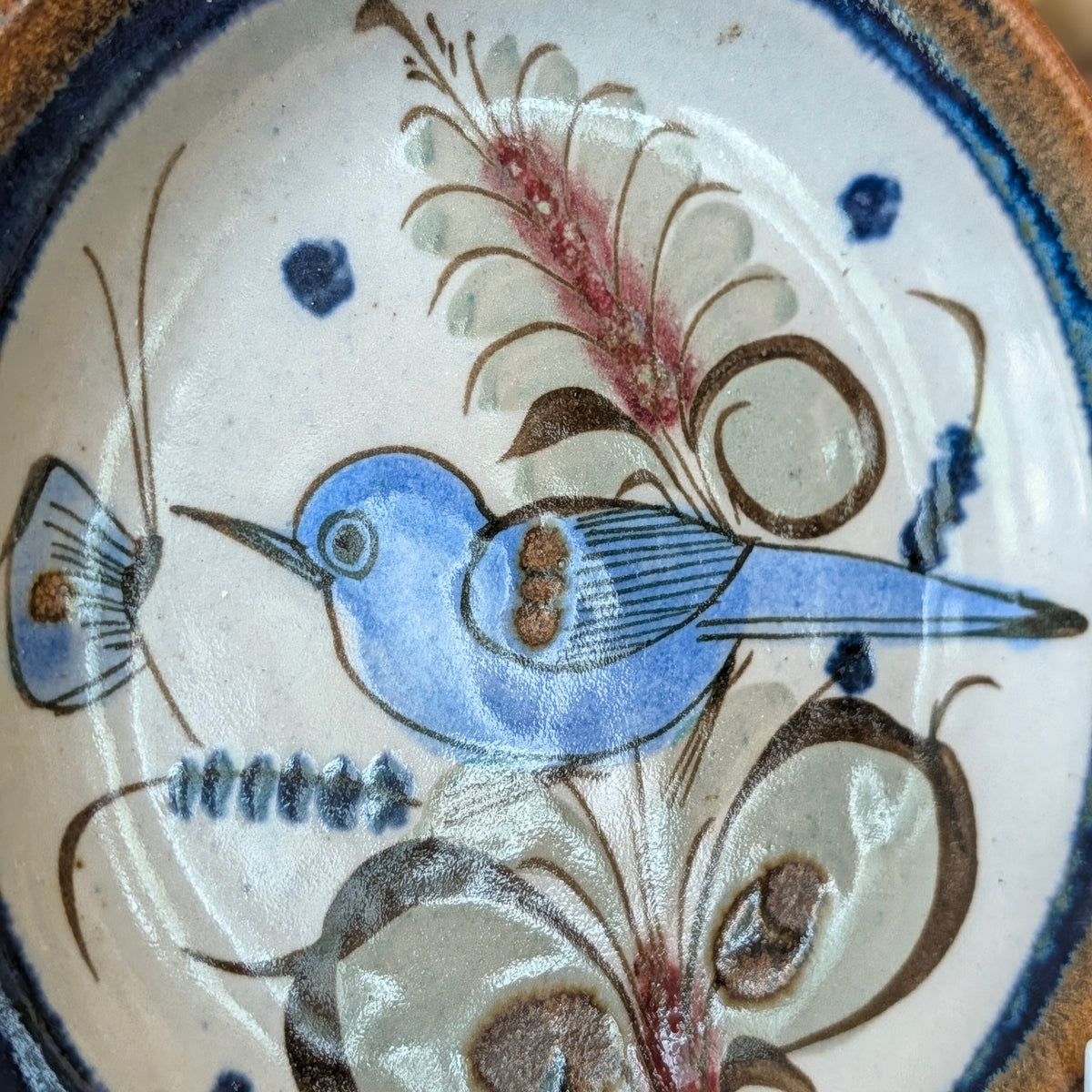 Hand-Painted Ken Edwards Mexico HP Ceramic Wall Plate
