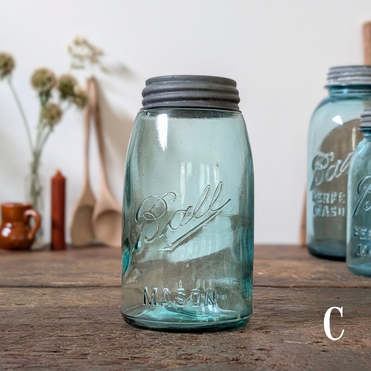 Ball Perfect Mason Jars with Zinc Lids (Sold Individually)