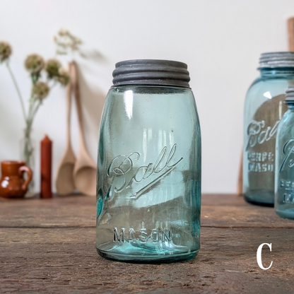 Ball Perfect Mason Jars with Zinc Lids (Sold Individually)