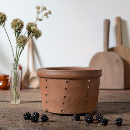 Medium Terracotta Cheese Mould/Curd Drainer
