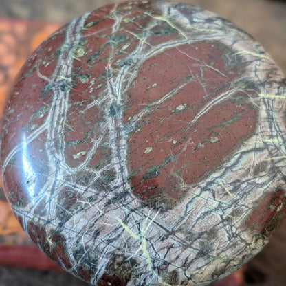 Pair of Vintage Serpentine Stone Paperweights