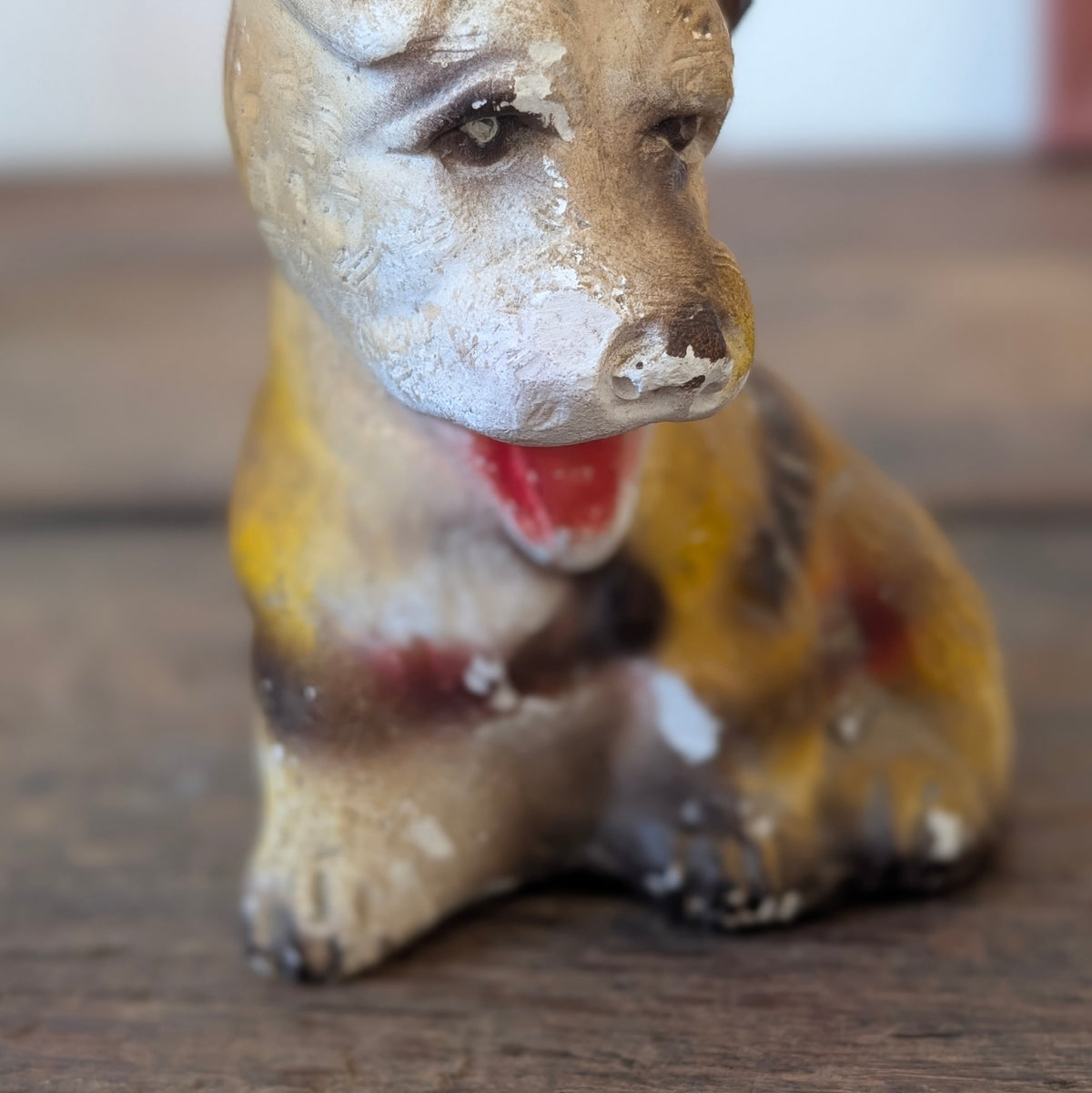 Carnival Chalkware Terrier Dog Money Box