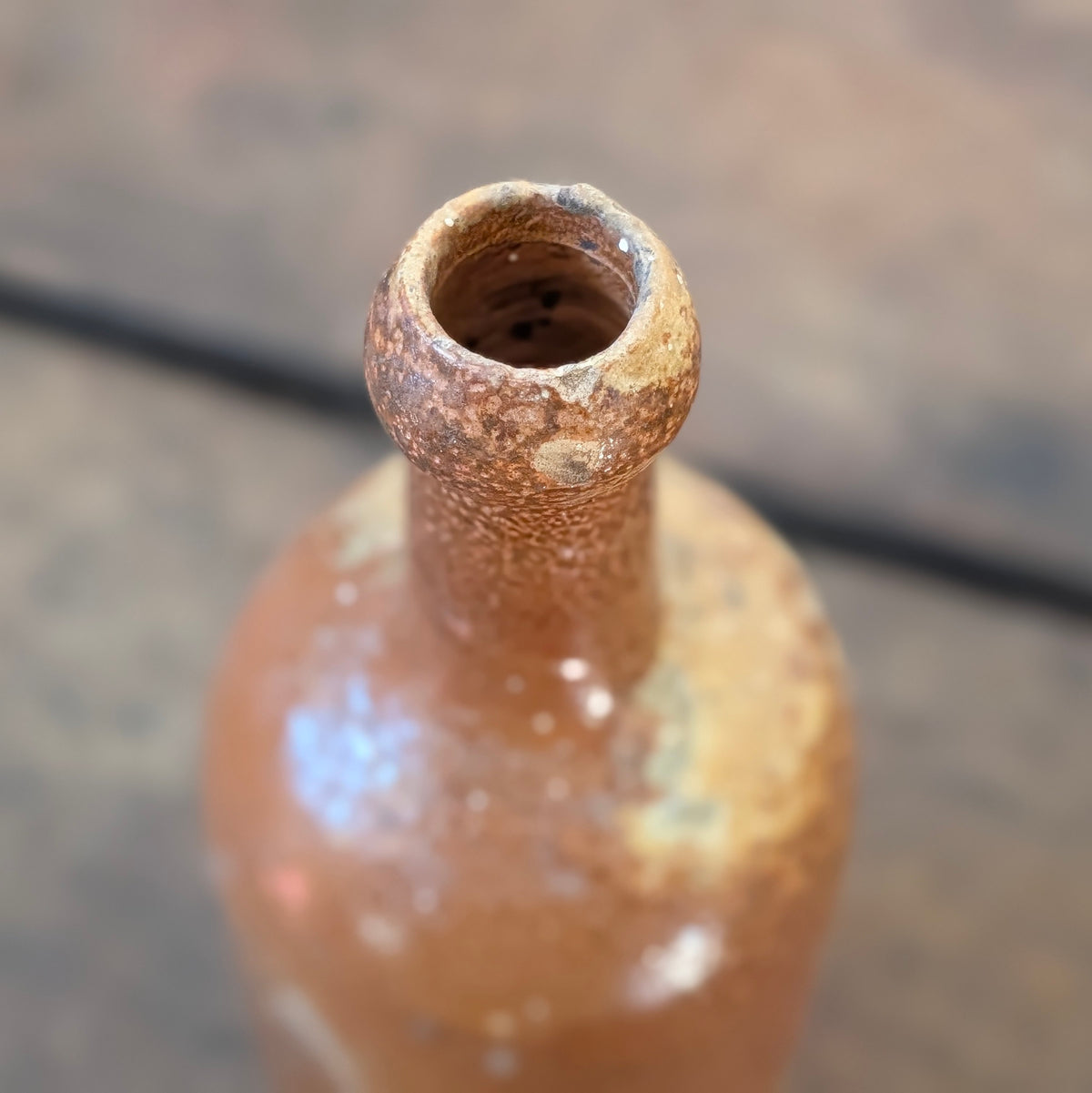 Weathered Stoneware Bottle
