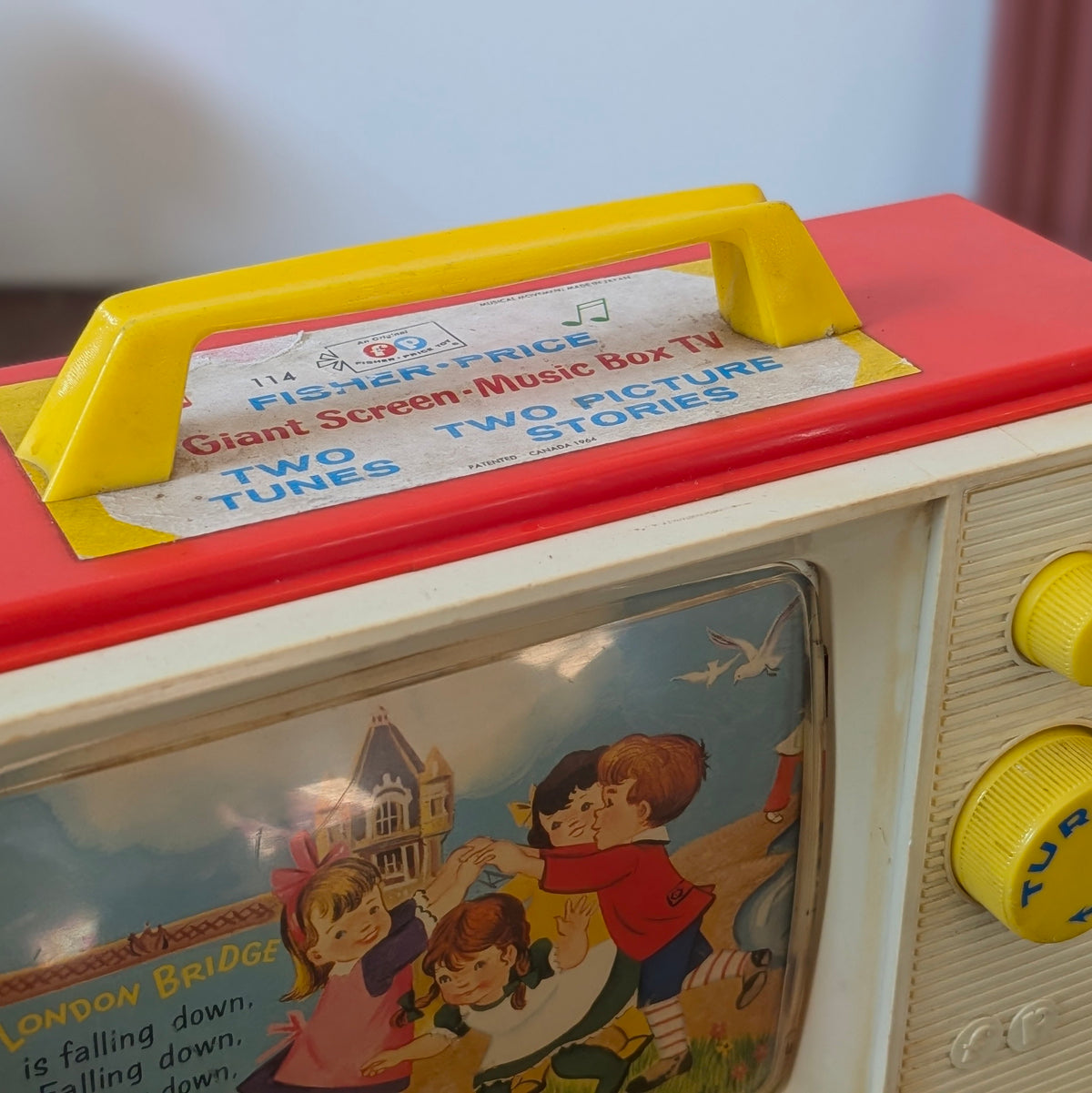 1960s Fisher-Price Music Box TV