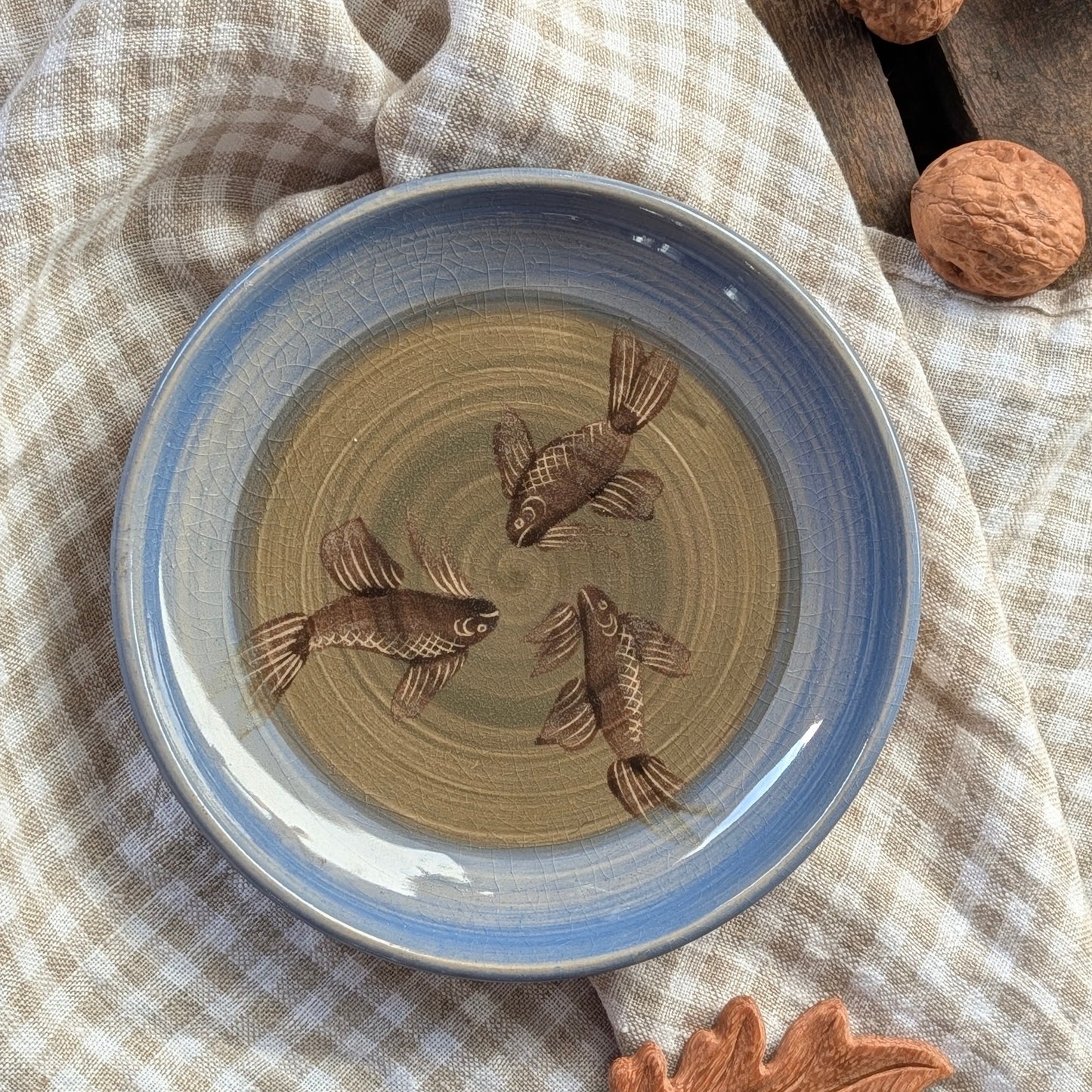 Milland Pottery Studio Pottery Fish Dish