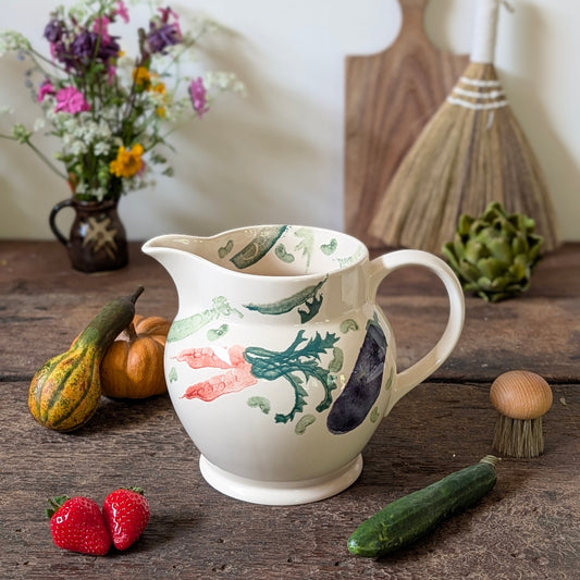 Early Emma Bridgewater Vegetable Large Jug, 1986