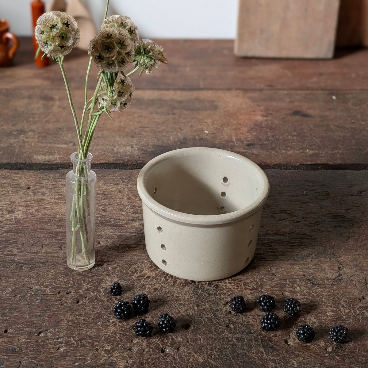Vintage Stoneware Cheese Mould/Draining Pot