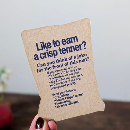 Vintage Walkers Crisps Beer Mat (Set of 18)