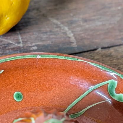 Terracotta Ceramic Glazed Lemon Squeezer