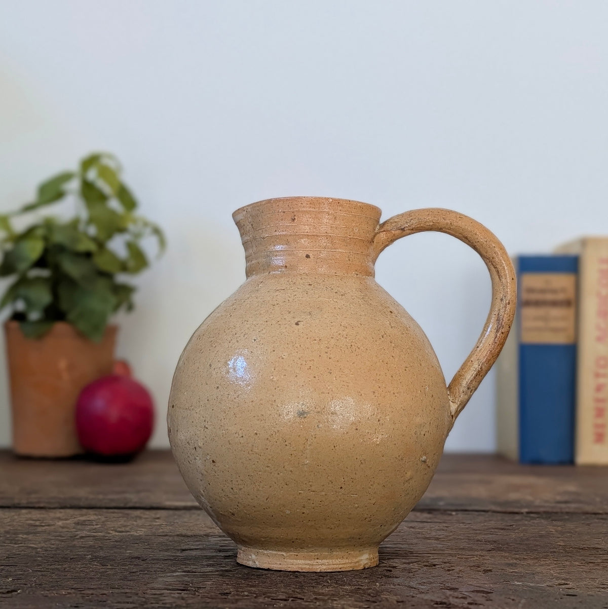 Rounded French Stoneware Jug