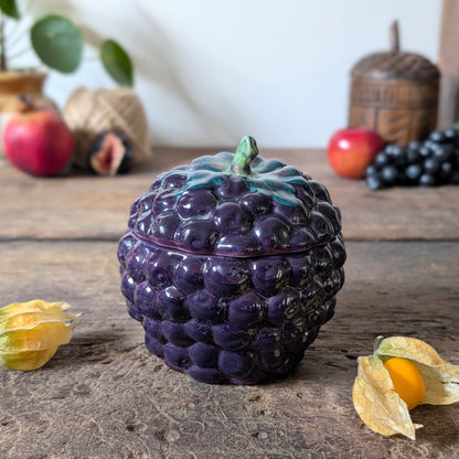 Carlton Ware Blackberry Preserve Pot