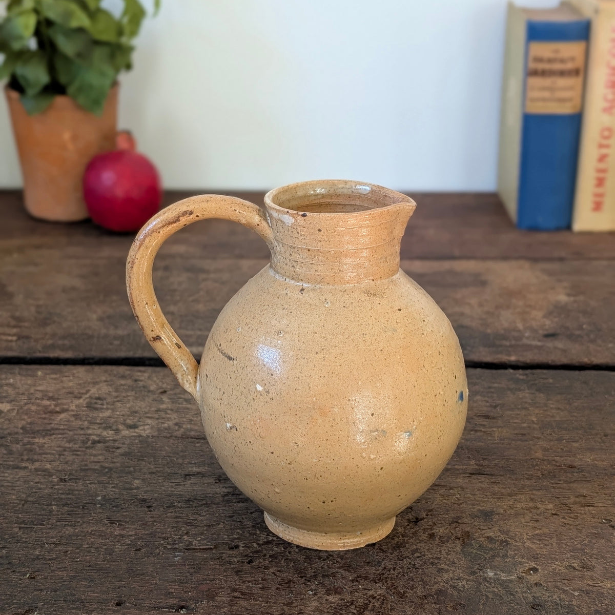 Rounded French Stoneware Jug