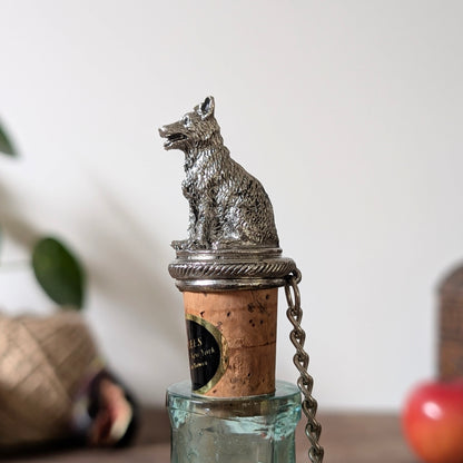 Sixtrees Dog Wine Bottle Stopper