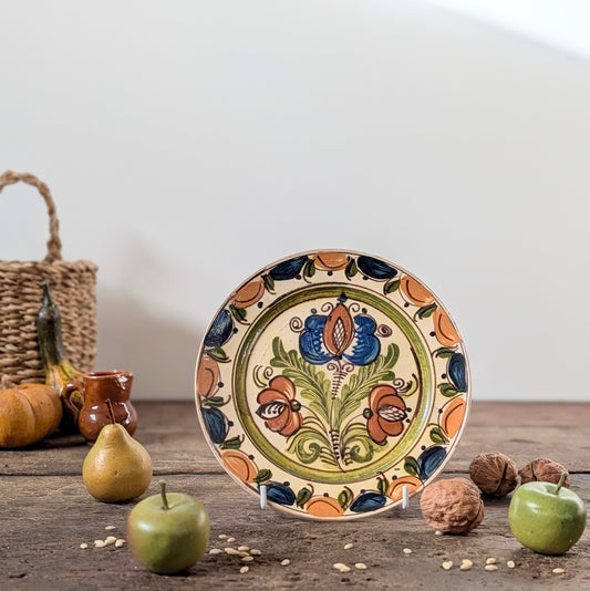 Korond Pottery Earthenware Patterned Wall Plate