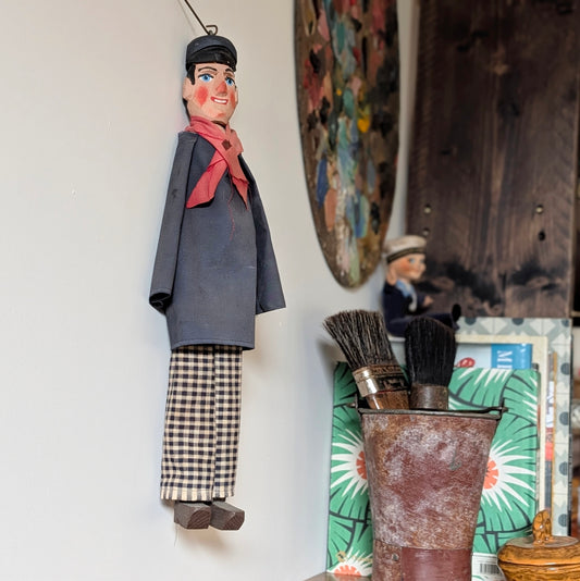 Danish Wooden Carved Puppet