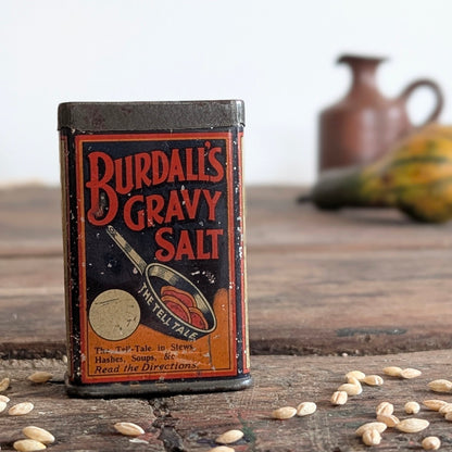 Miniature Burdall's Gravy Salt Tin
