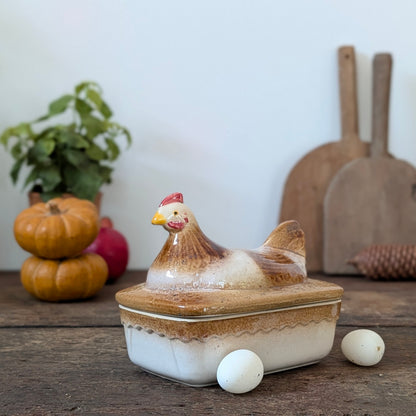 Chicken Ceramic Lidded Dish