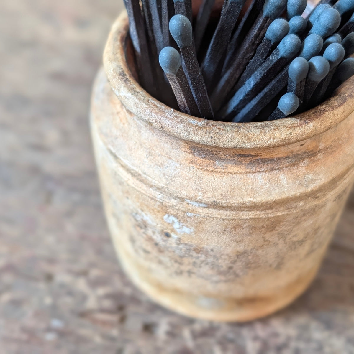 Small Rustic Stoneware Pot