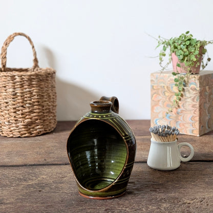 Studio Pottery Open Candleholder