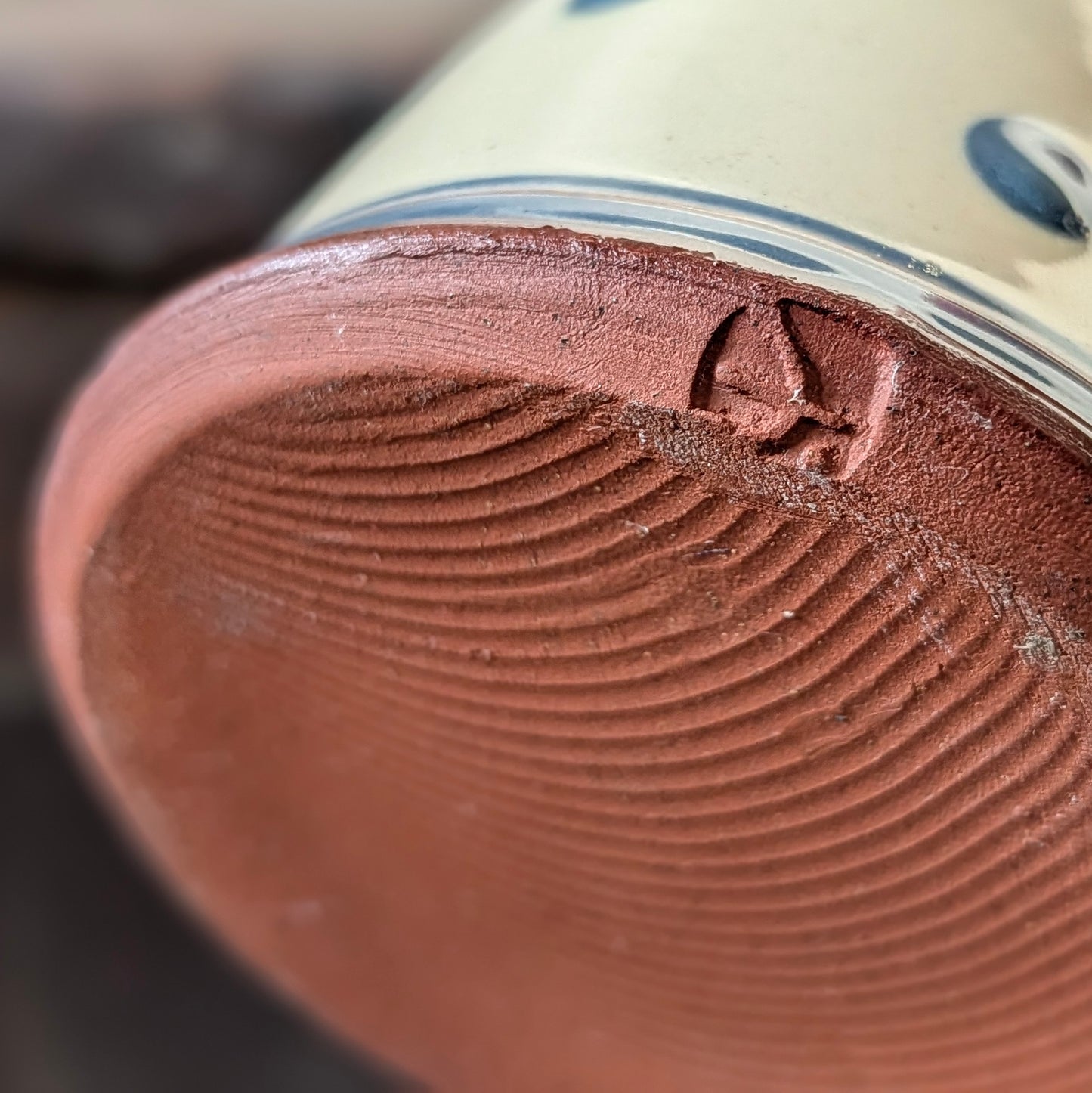 Studio Pottery Polka Dot Oil Pourer