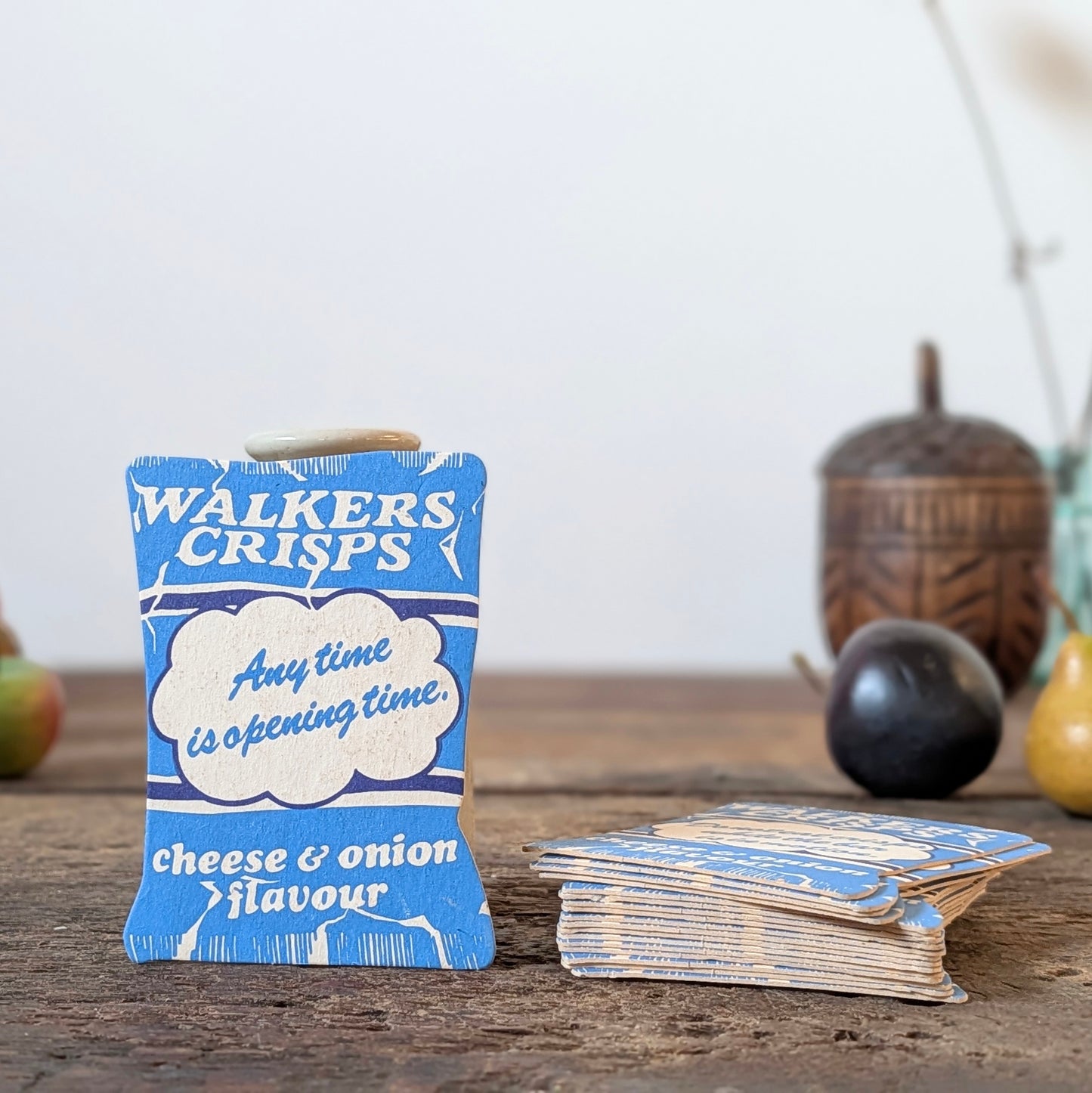 Vintage Walkers Crisps Beer Mat (Set of 18)