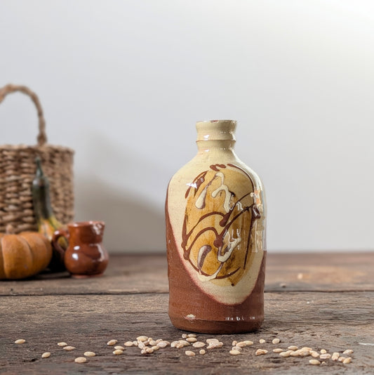 Slipware Patterned Bottle
