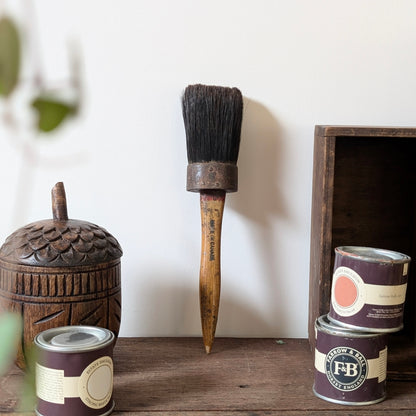 Round Rustic Paint Brush