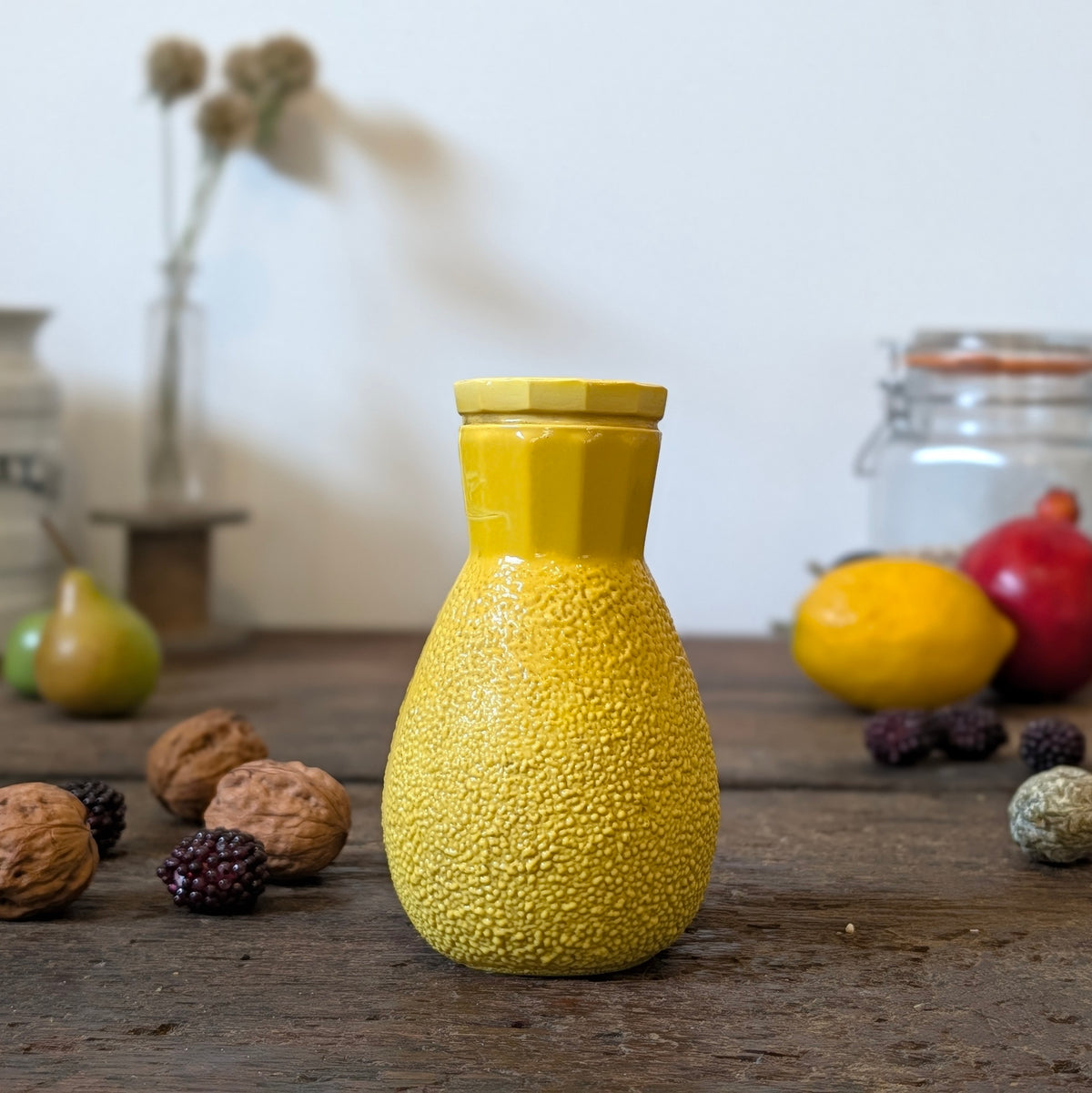 Yellow Orangina Advertising Straw Holder