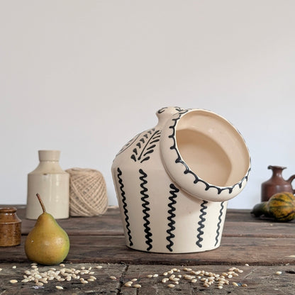 Mashay Pottery Slipware Salt Pig