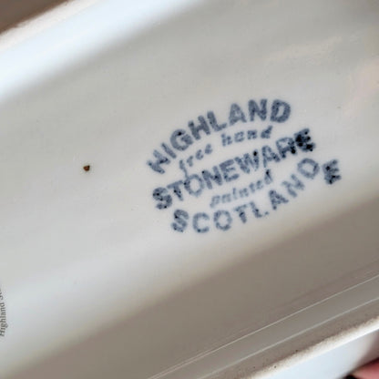 Highland Stoneware Extra Large Salmon Dish Platter