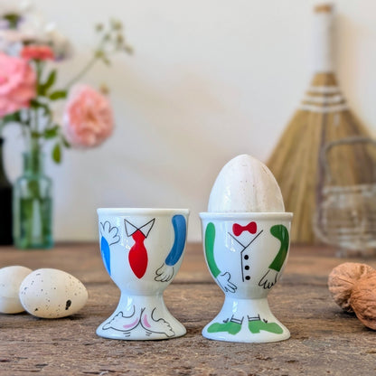 Pair of Vintage Novelty Egg Cups, Japan