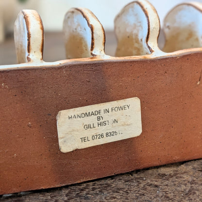 Studio Pottery Ceramic Elephant Toast Rack