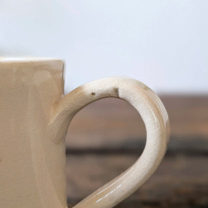 Hogben Pottery Jack Russell Mug - Cream