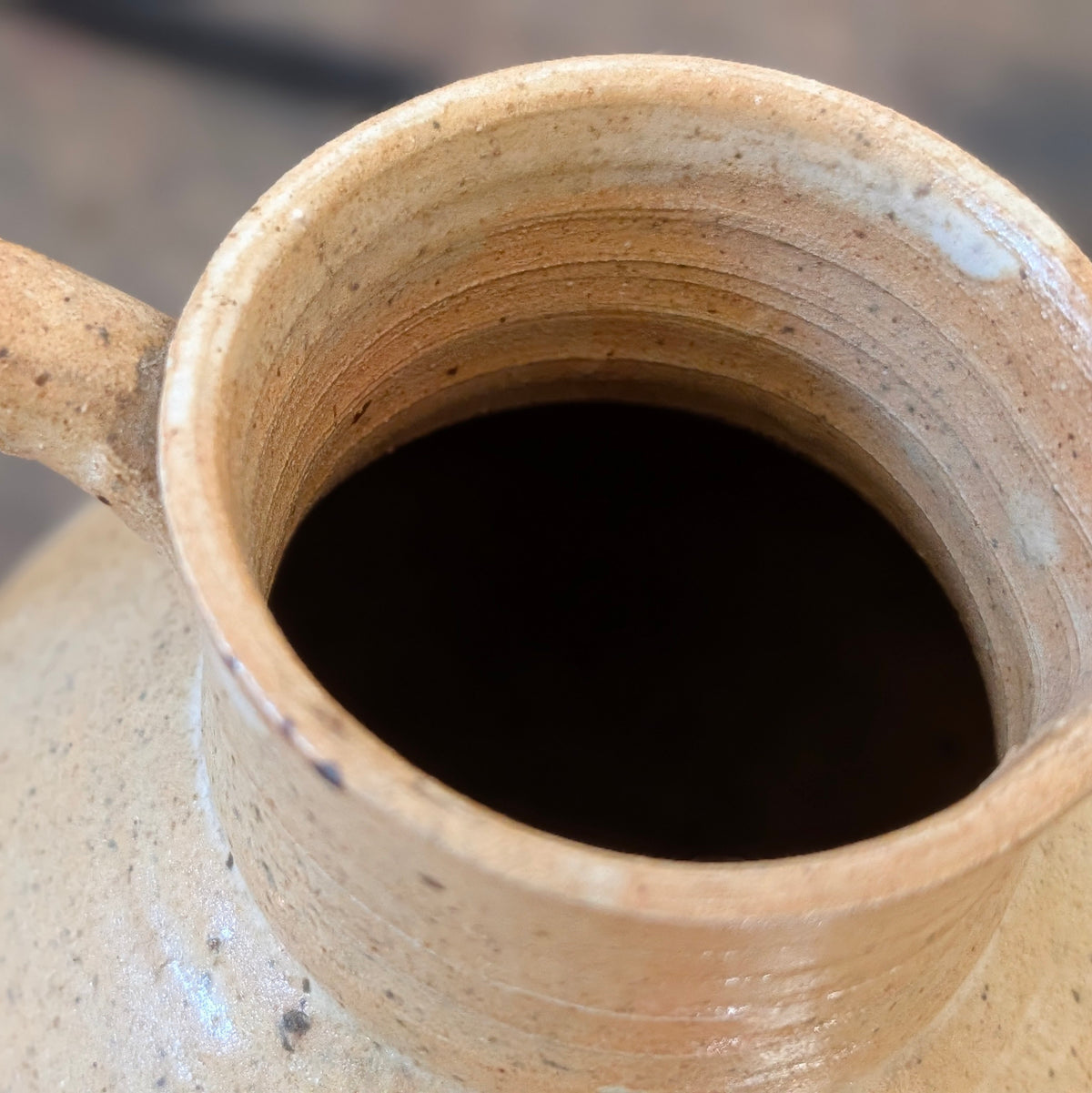 Rounded French Stoneware Jug