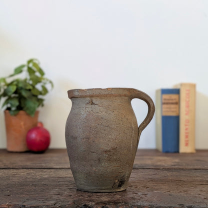 French Rustic Stoneware Pitcher
