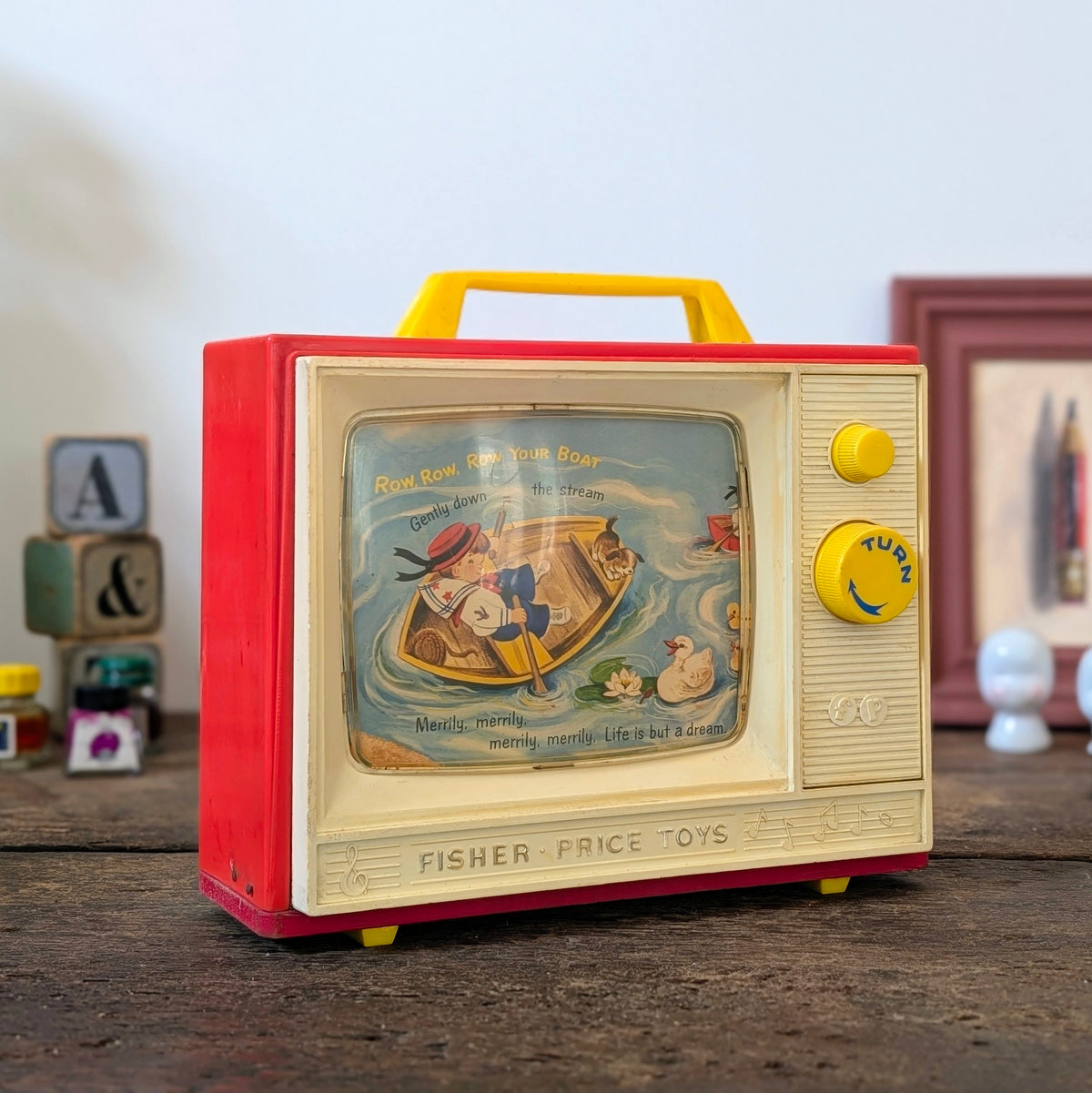 1960s Fisher-Price Music Box TV