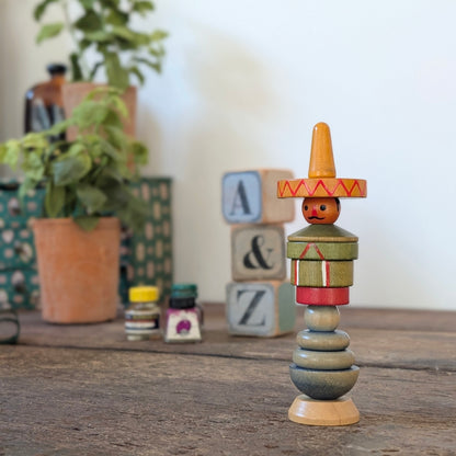 Czech Wooden Stacking Toy
