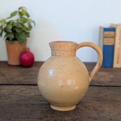 Rounded French Stoneware Jug